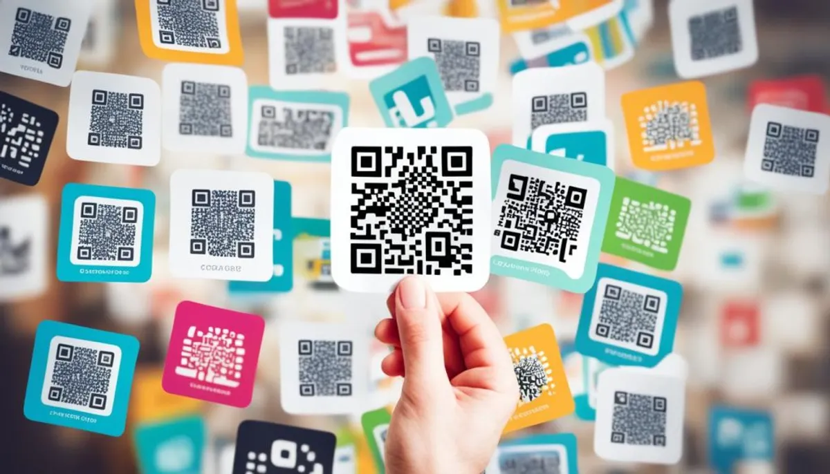 social media qr code stickers