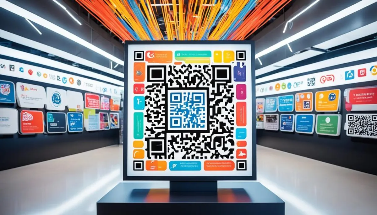 social media qr sign