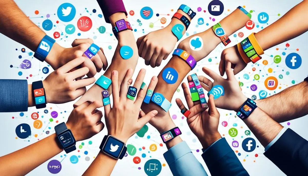 social networking wearables