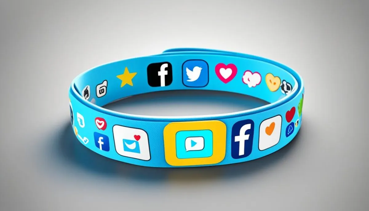 social networks wristband