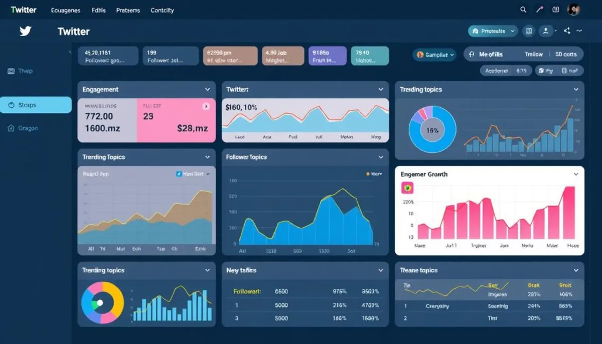 Twitter analytics dashboard