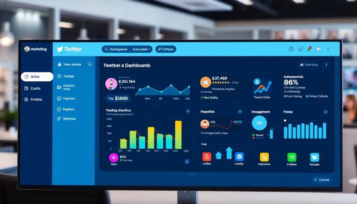 Twitter marketing automation dashboard